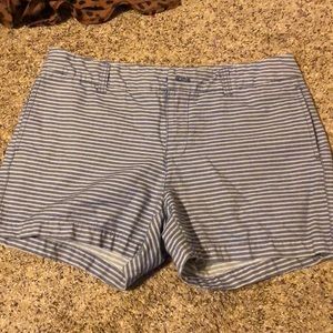 Size 8 GAP 4 inch Striped Shorts